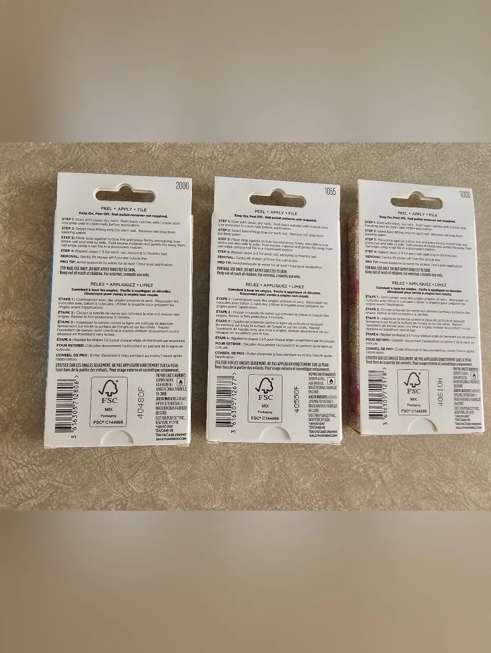 Sally Hansen Nail Strips Bundle